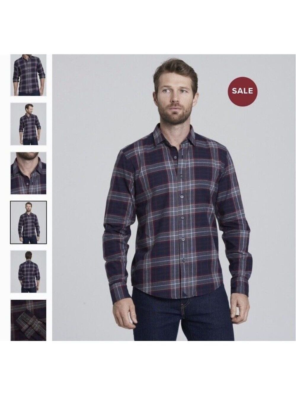 UNTUCKit Plaid Pattern New Men's Alentejo Button Front L/S Shirt Xl Classic